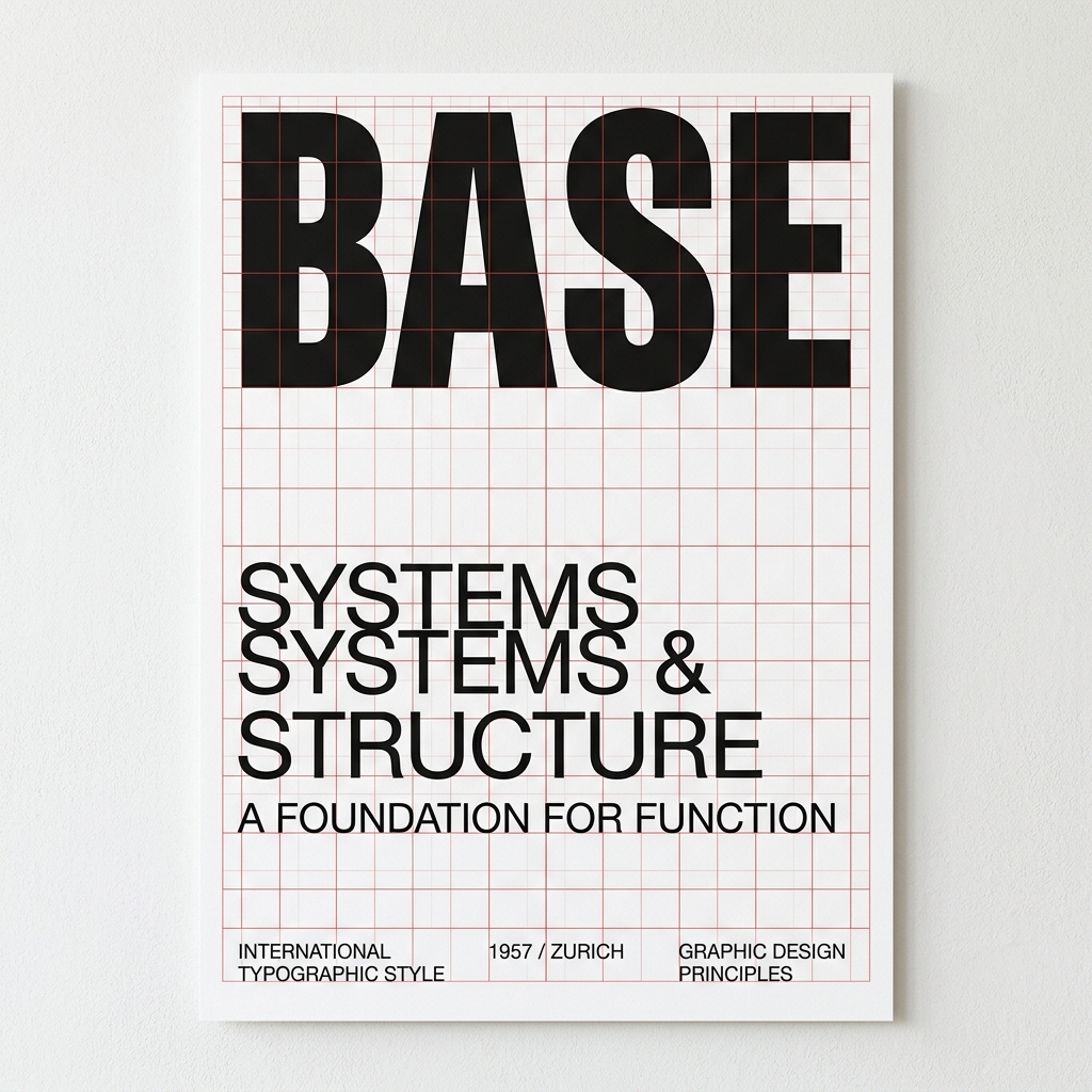 Base Grid Poster Design